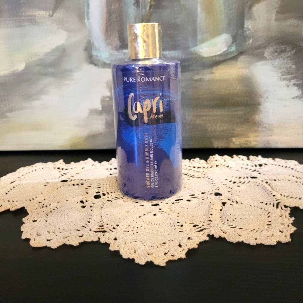 Pure Romance Shower Gel & Bubble Bath Capri Dream 8 oz